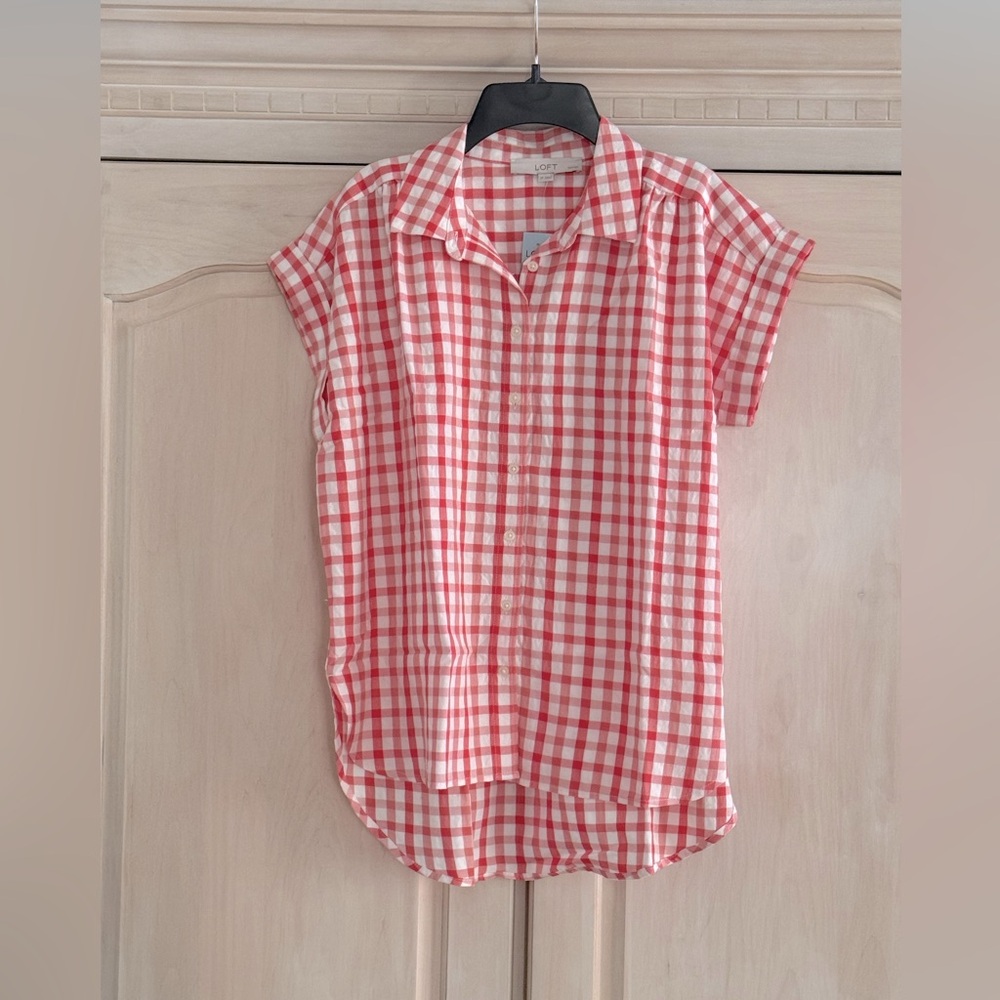 Loft plaid shirt